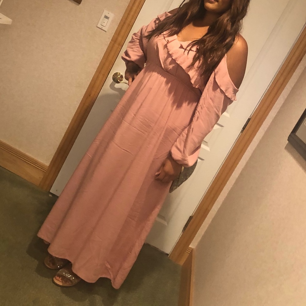 Forever21 | Plus Boho Off Shoulder Dress